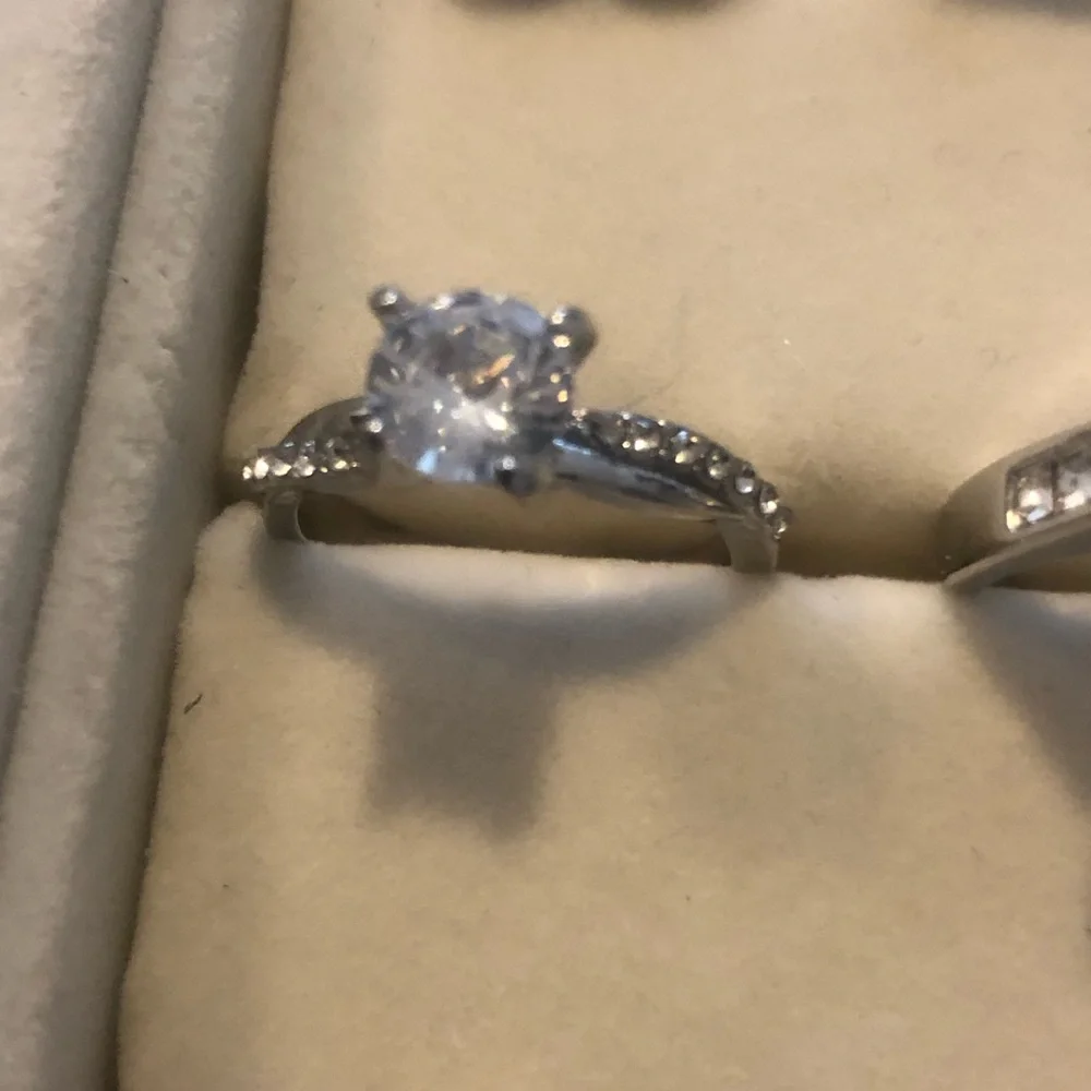 Classic Silver Solitaire Ring with CZ Gemstone